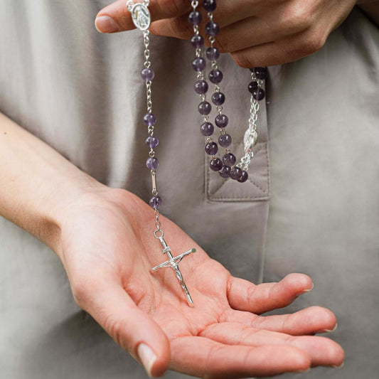 AMETHYST KRALEN ROZENKRANS - ZILVER