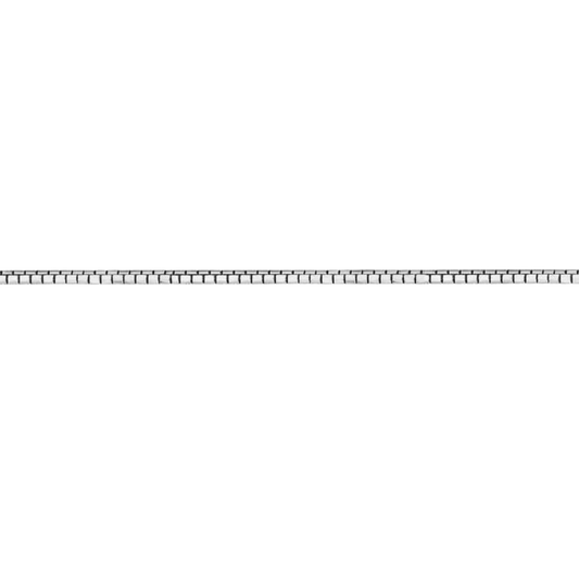 BOX - CHAIN - WHITE GOLD
