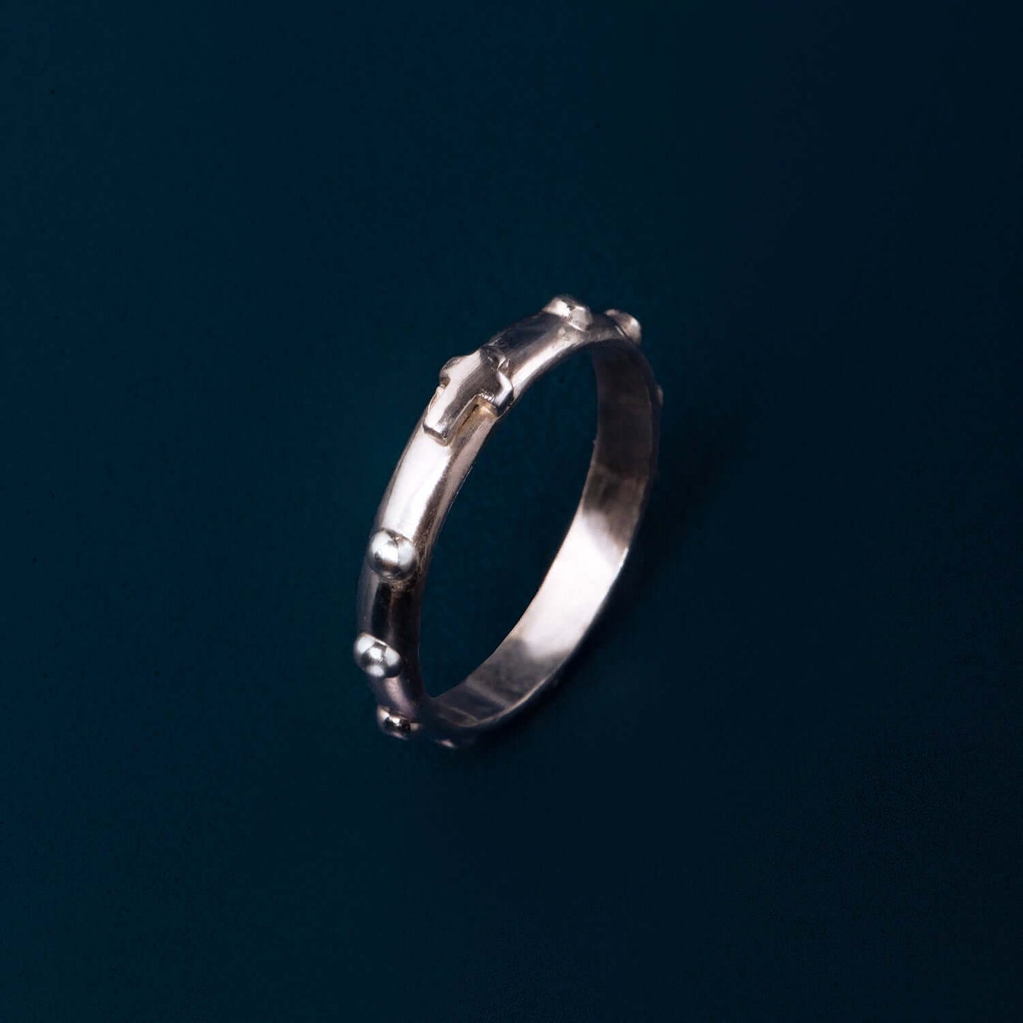 ROSARY RING - SILVER
