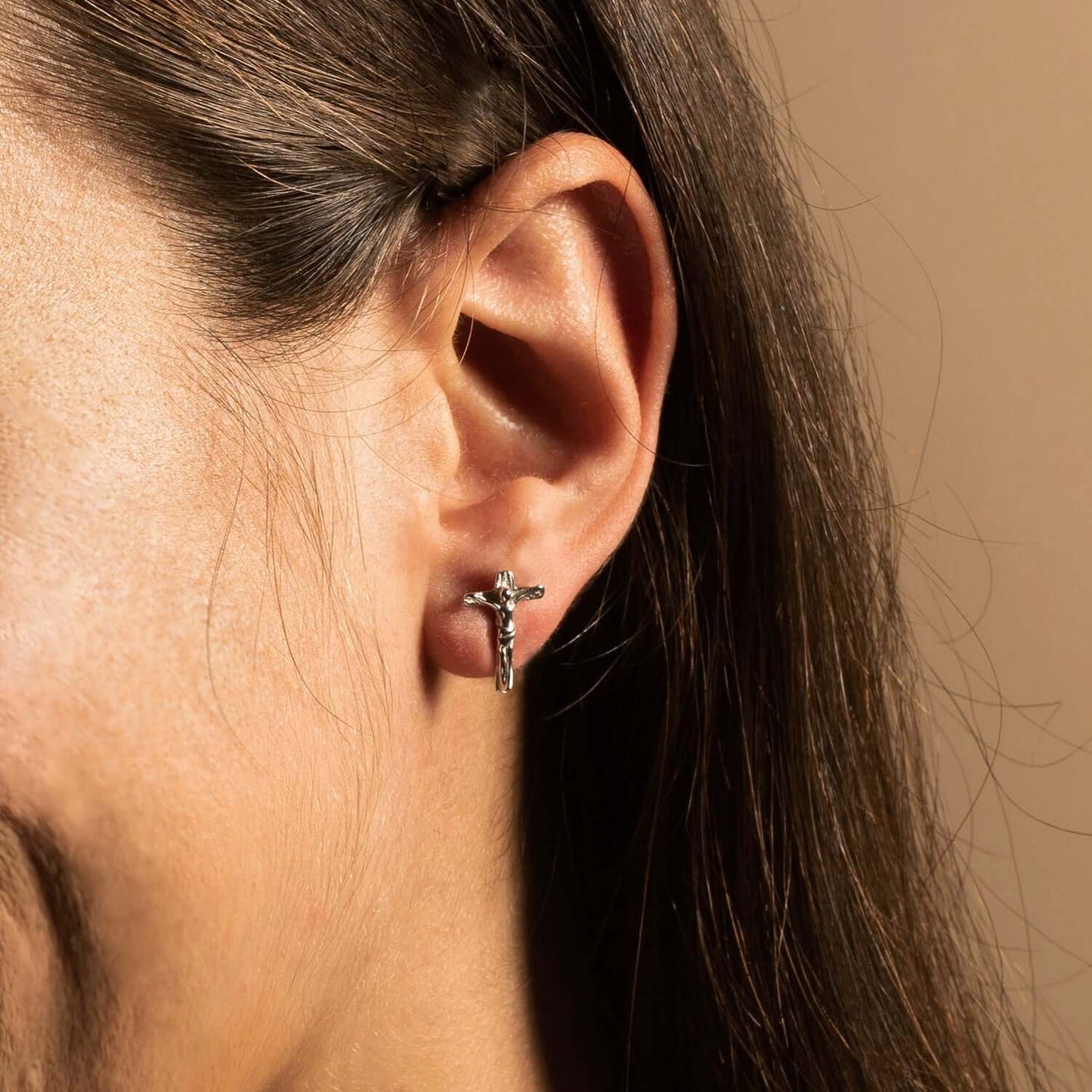 KRUISBEELD - EARRINGS - ZILVER
