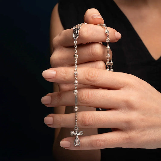 FILIGREE ROSARY - SILVER