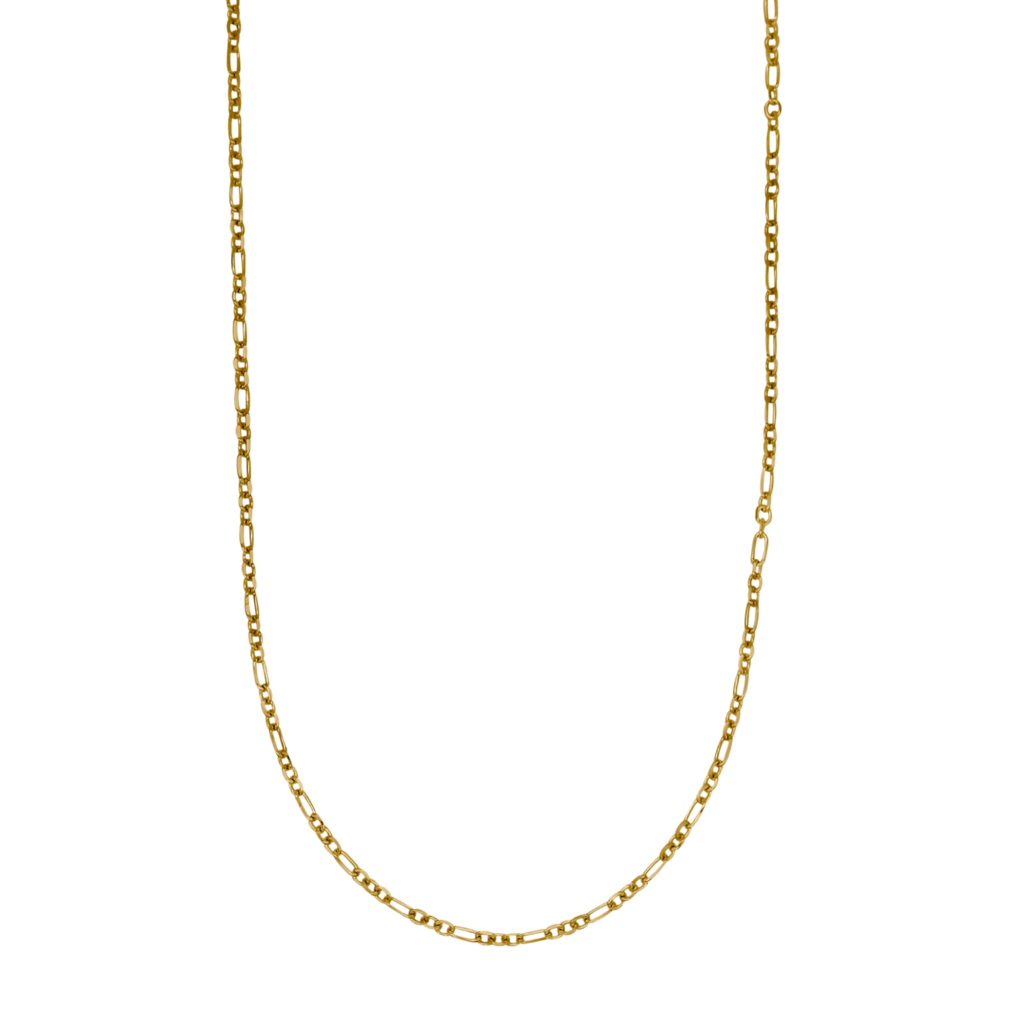 ALTERNATING KETTING - GOUDEN ZILVER