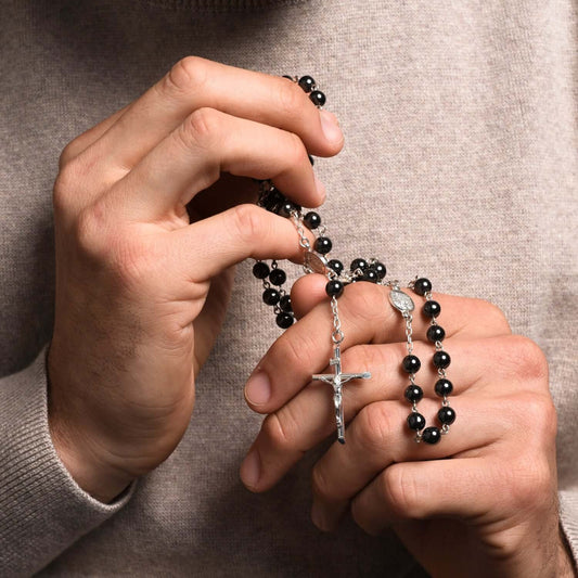 HEMATITE ROZENKRANS - ZILVER