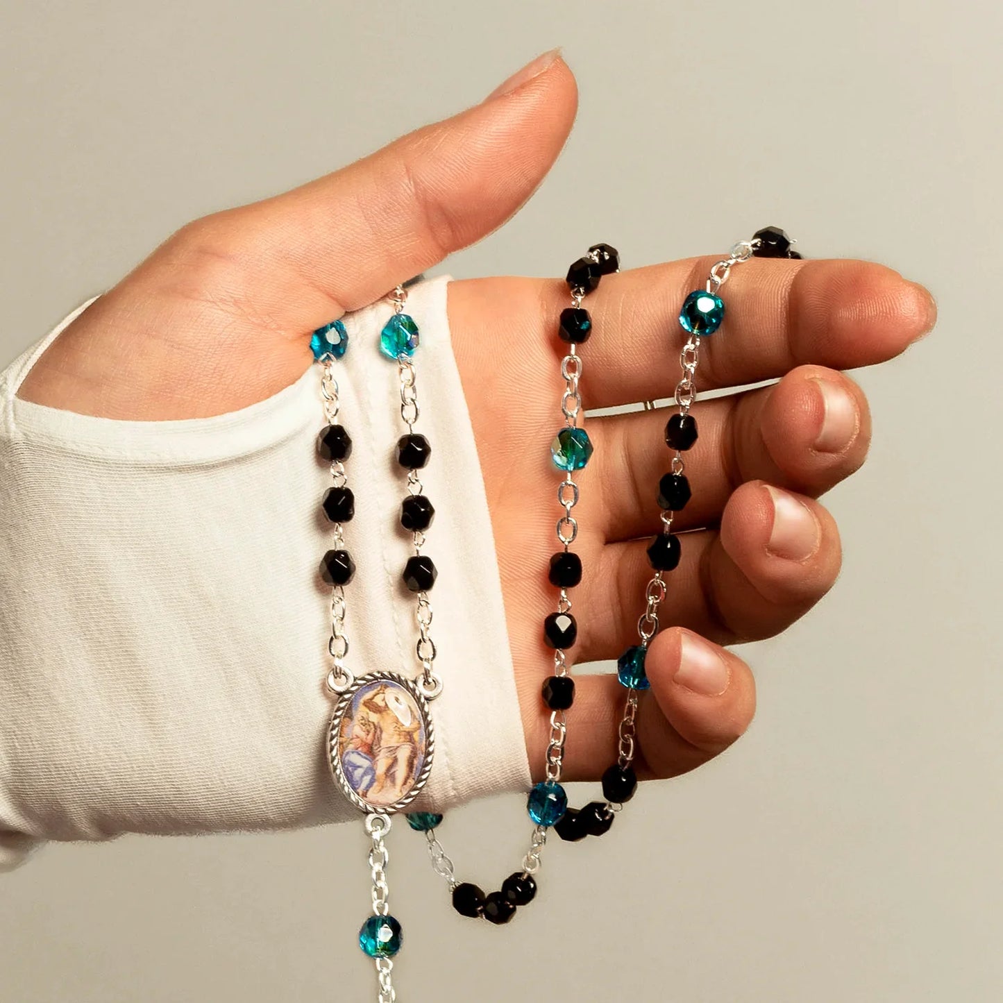 HOLY SOULS IN PURGATORY - CHAPLET - METAL
