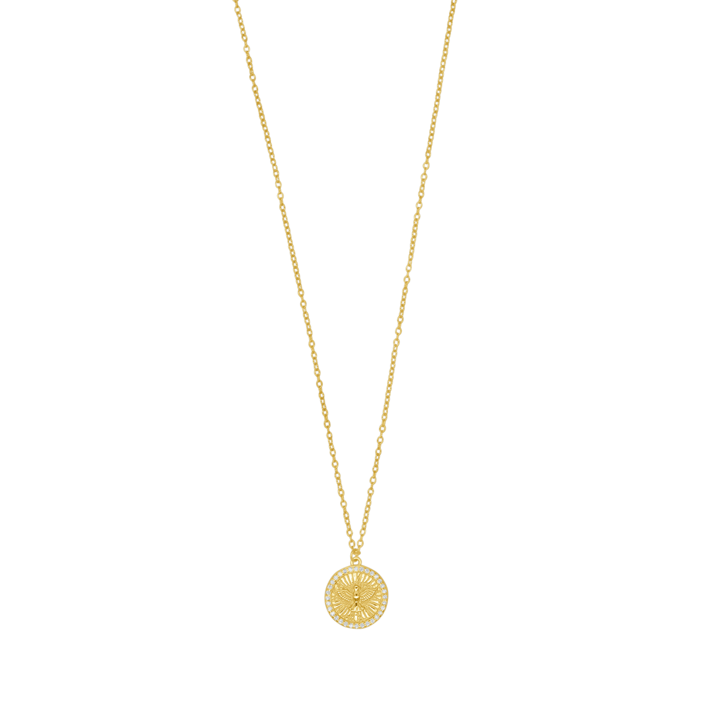 HOLY SPIRIT KETTING - GOUDEN ZILVER