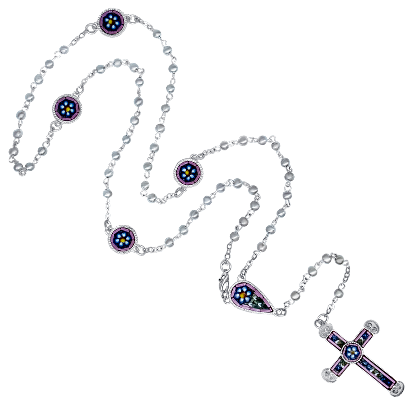 MICROMOSAIC ROSARY - METAL