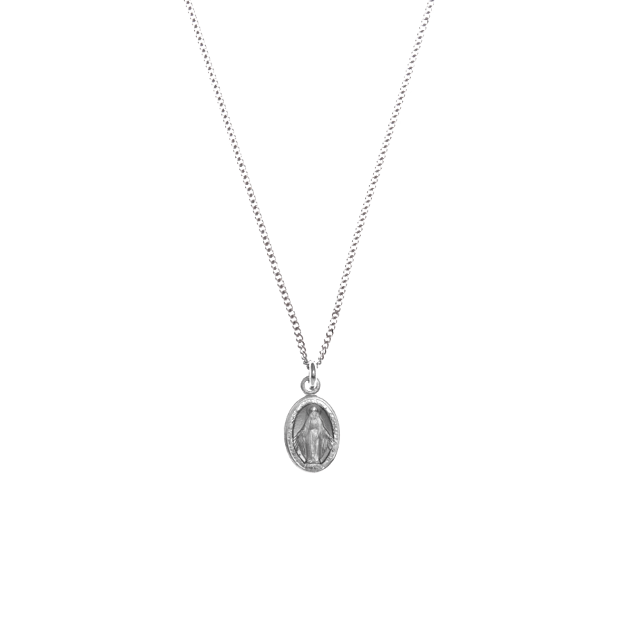 MIRACULOUS MEDAL NECKLACE - SILVER