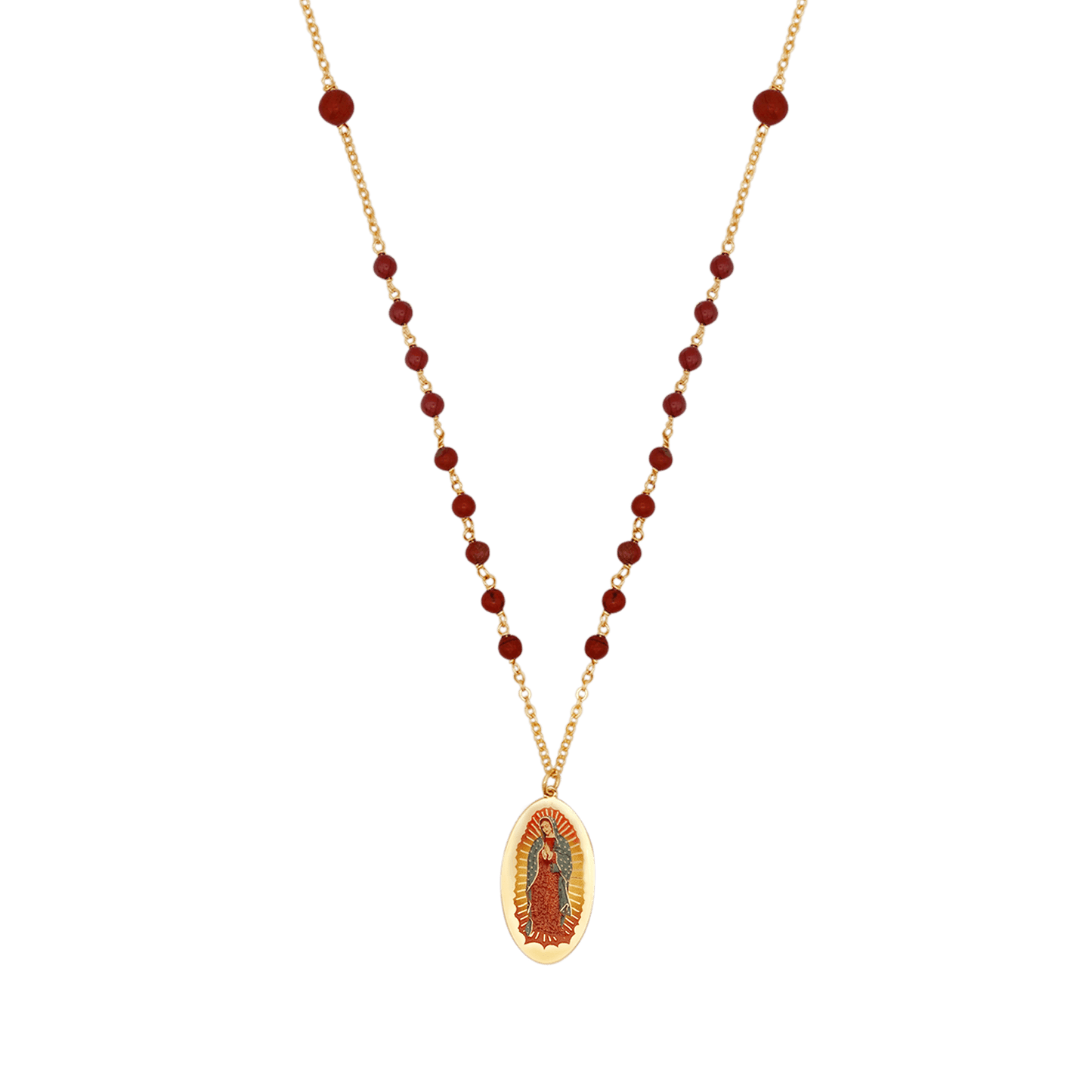 OUR LADY OF GUADALUPE - BEADED NECKLACE