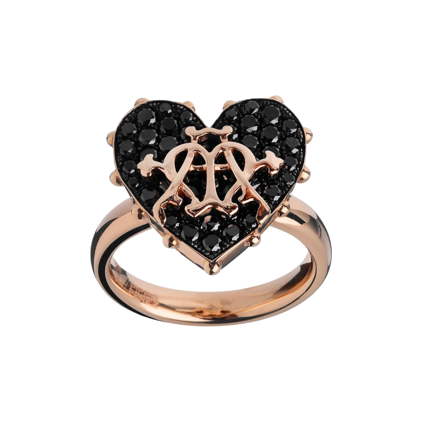 CATHOLIC RING - GOLD AND DIAMONDS