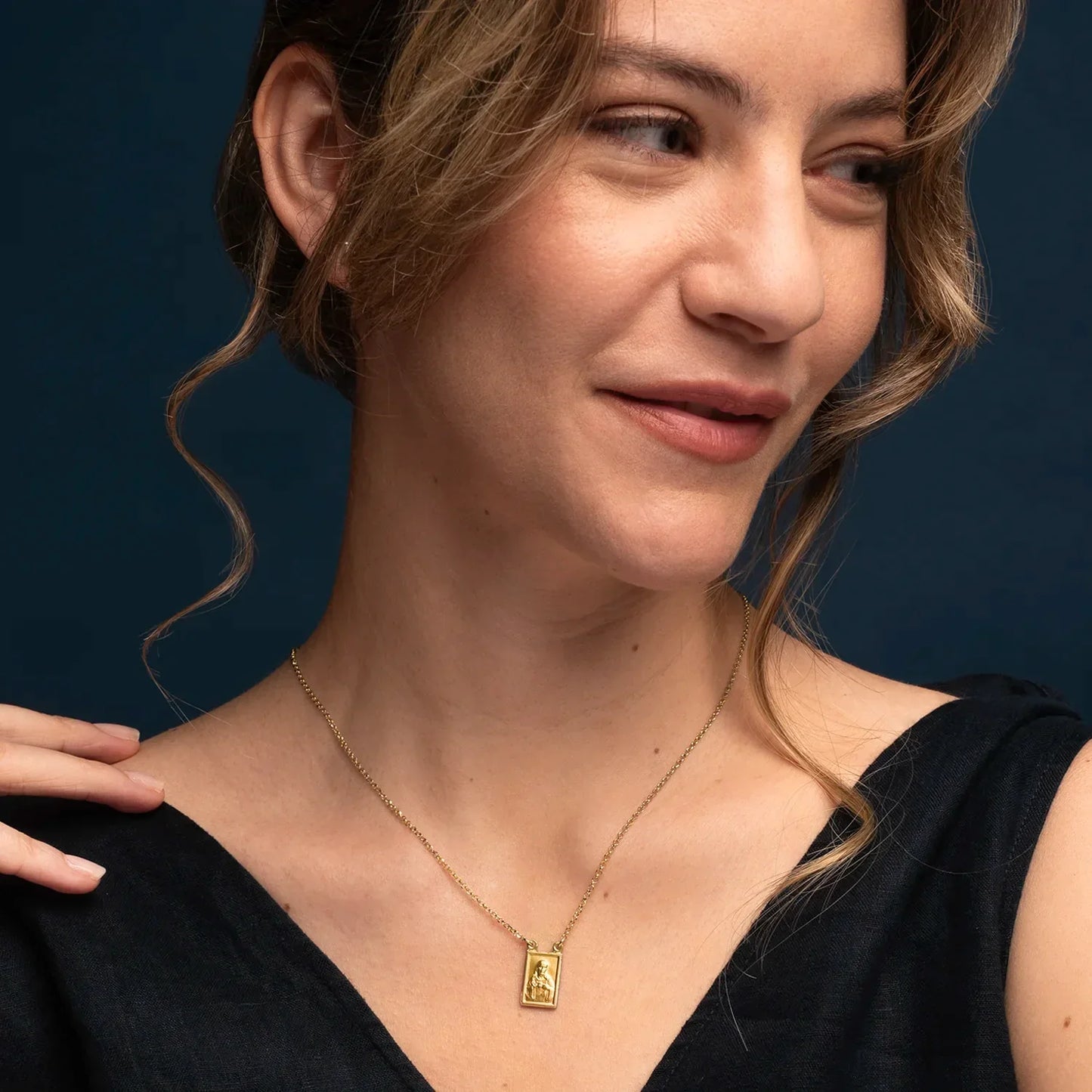 SCAPULAR KETTING - GOUDEN ZILVER