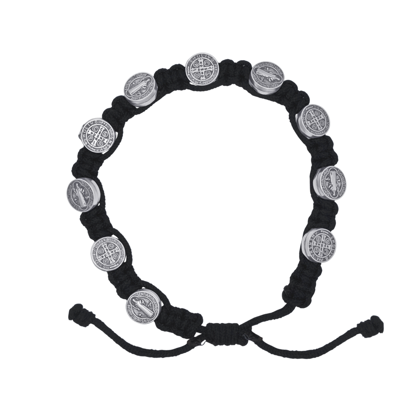 ST BENEDICT - CATHOLIC MEDAILLES ARMBAND - ROPE