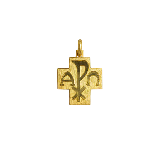 PEACE - CROSS PENDANT - GOLD