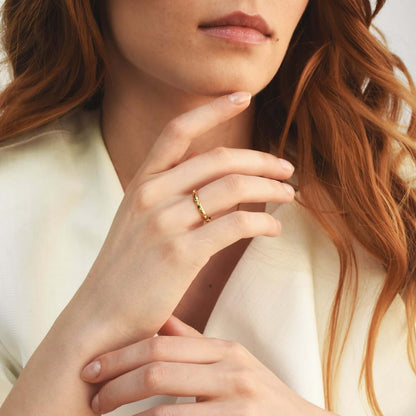 ROSARY RING - GOLD