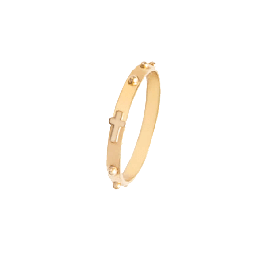 ROSARY RING - GOLD
