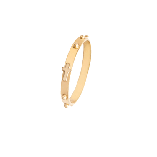 ROSARY RING - GOLD