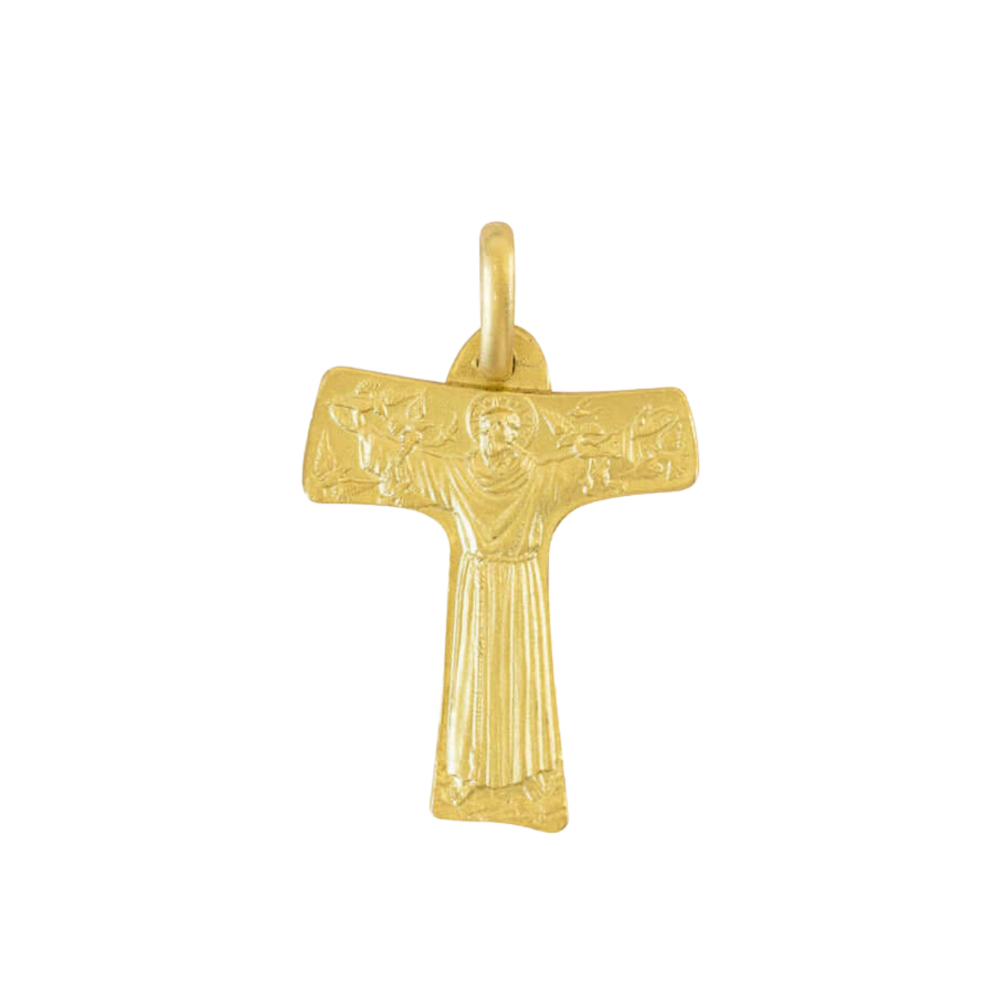 SAINT FRANCIS - TAU KRUIS - GOUD