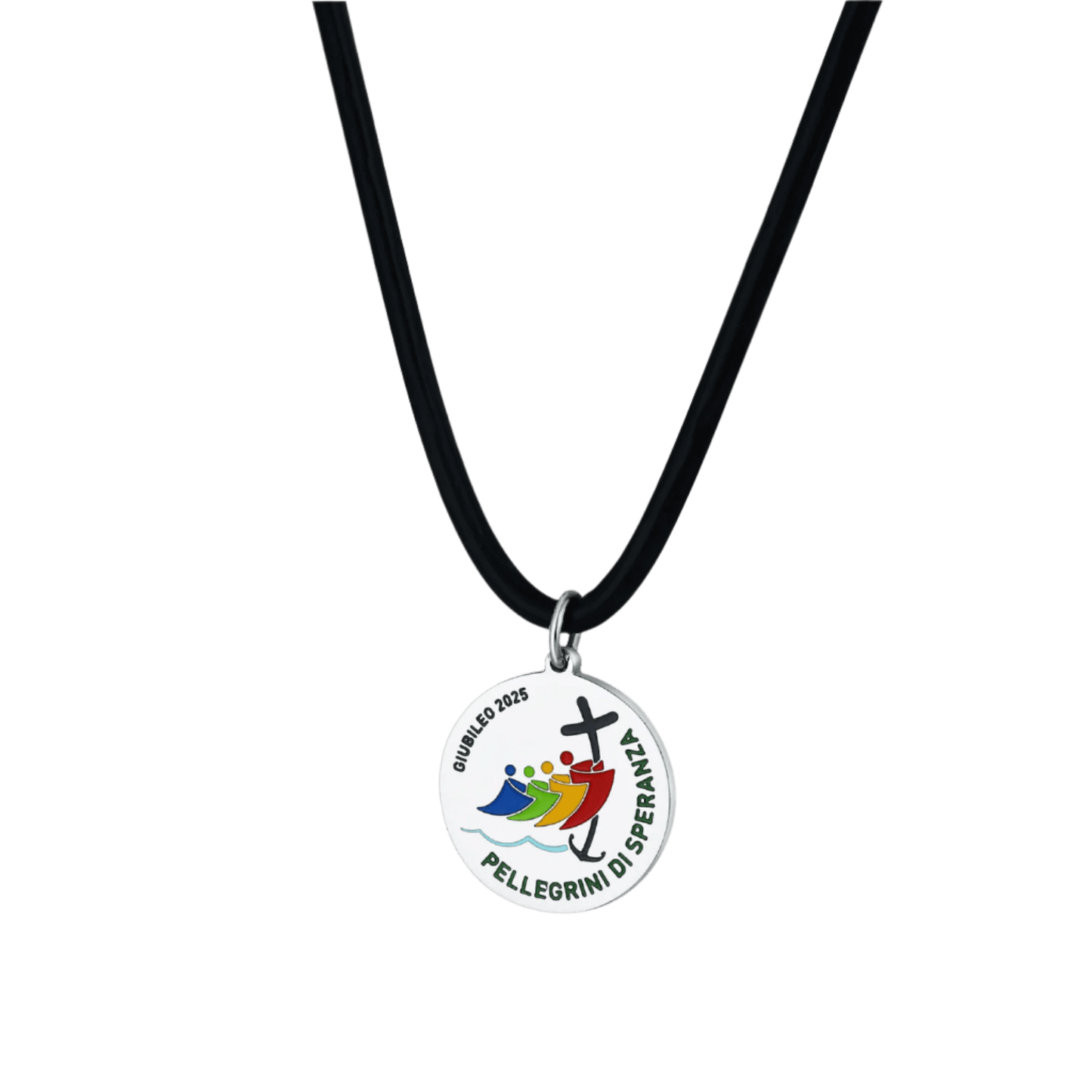 JUBILEE 2025 - MEDAL NECKLACE - RUBBER AND STEEL