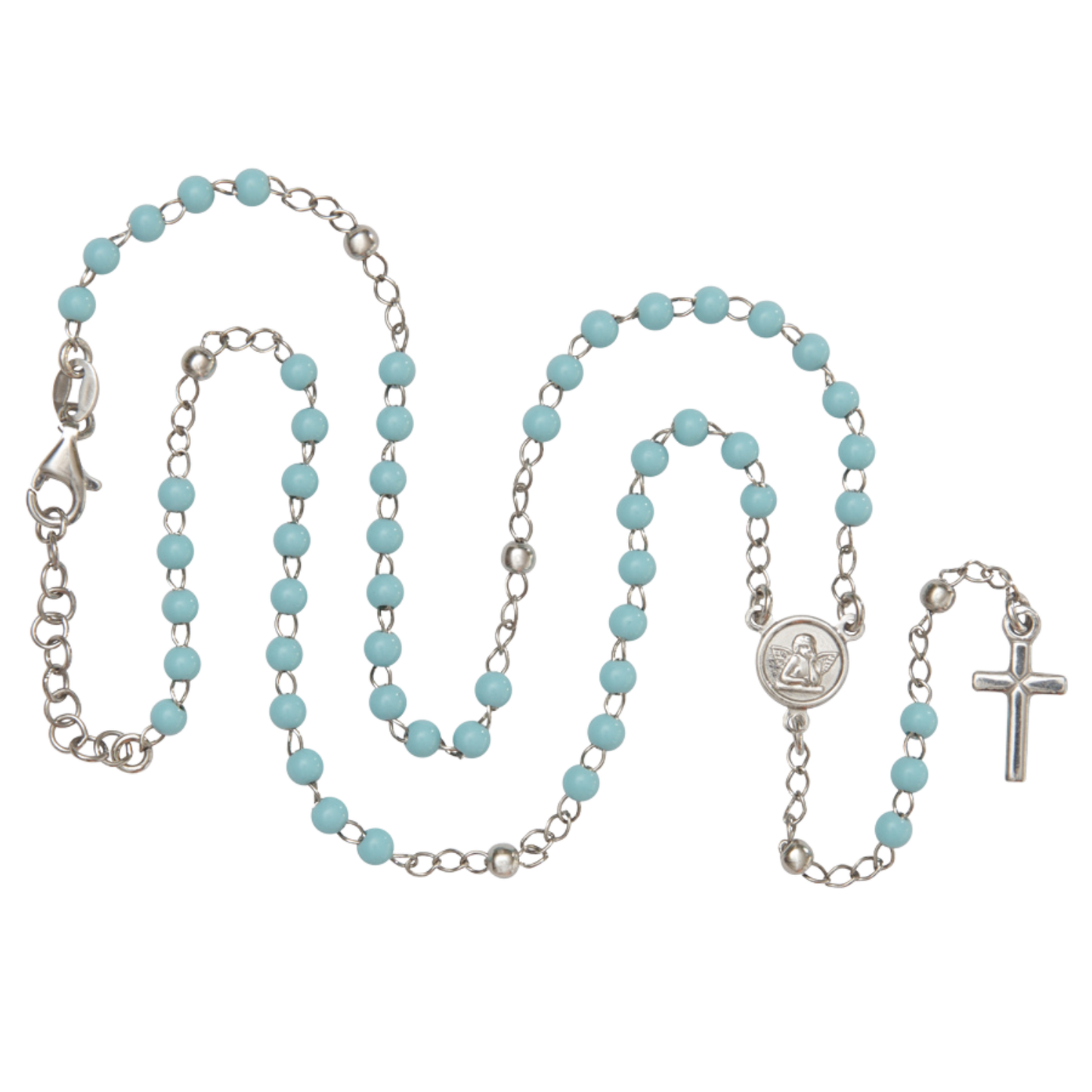 BABY BOY ROZENKRANS KETTING - ZILVER