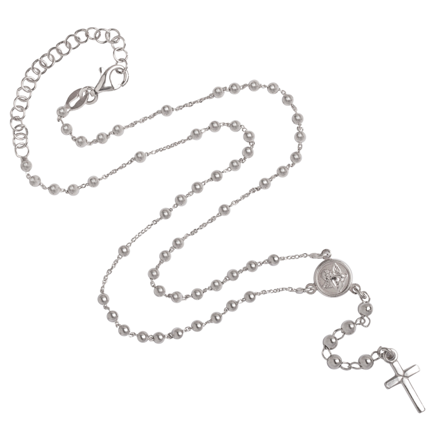 BABY ROZENKRANS KETTING - ZILVER