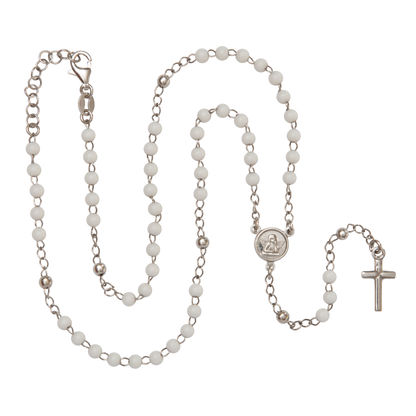 BABY ROZENKRANS KETTING - ZILVER