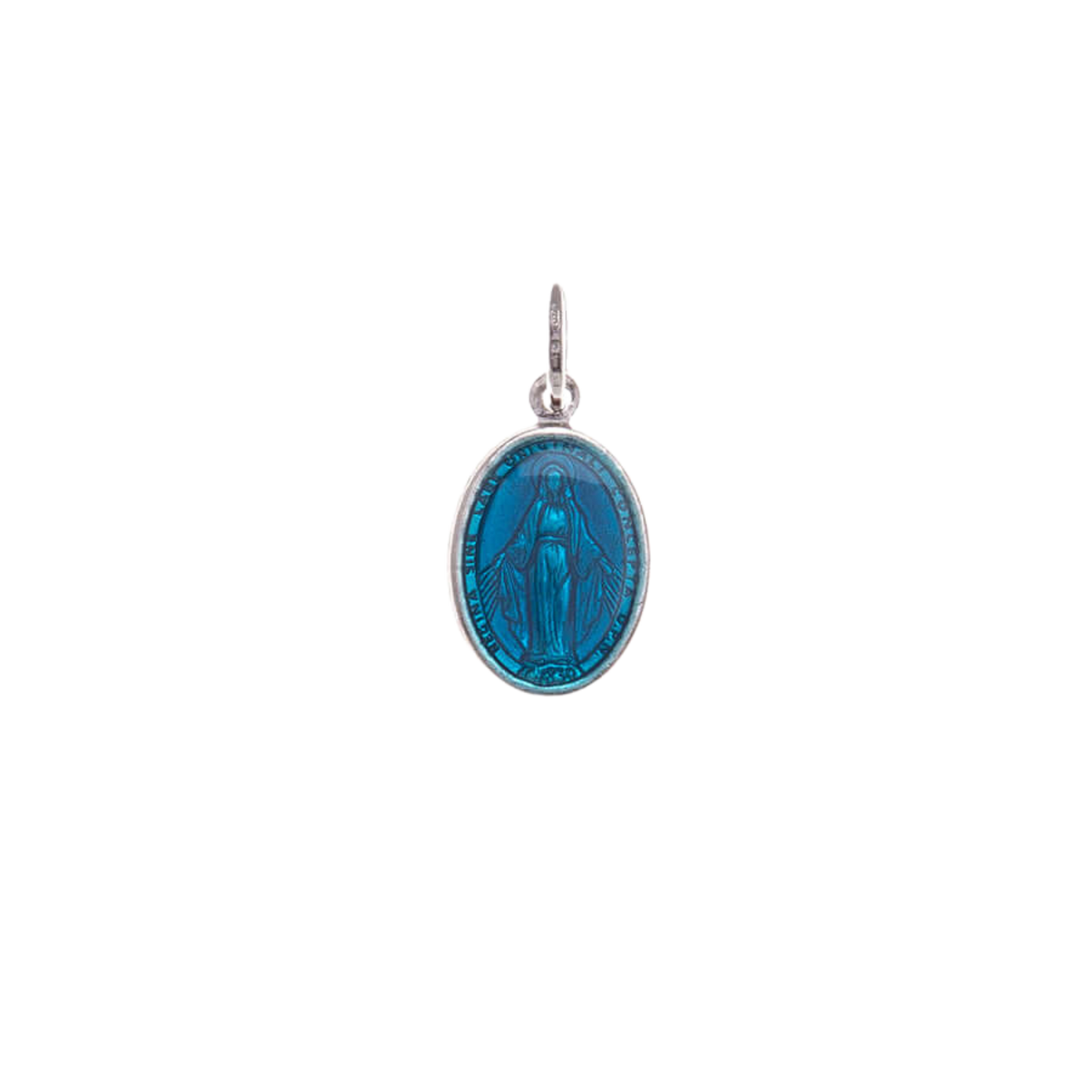 BLUE  MIRACULOUS MEDAILLE - ZILVER