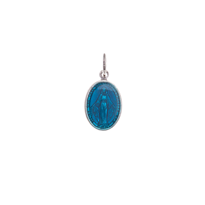 BLUE  MIRACULOUS MEDAILLE - ZILVER