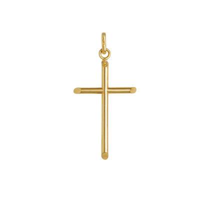 CLASSIC KRUIS HANGER - VERMEIL ZILVER