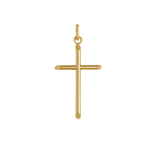 CLASSIC KRUIS HANGER - VERMEIL ZILVER