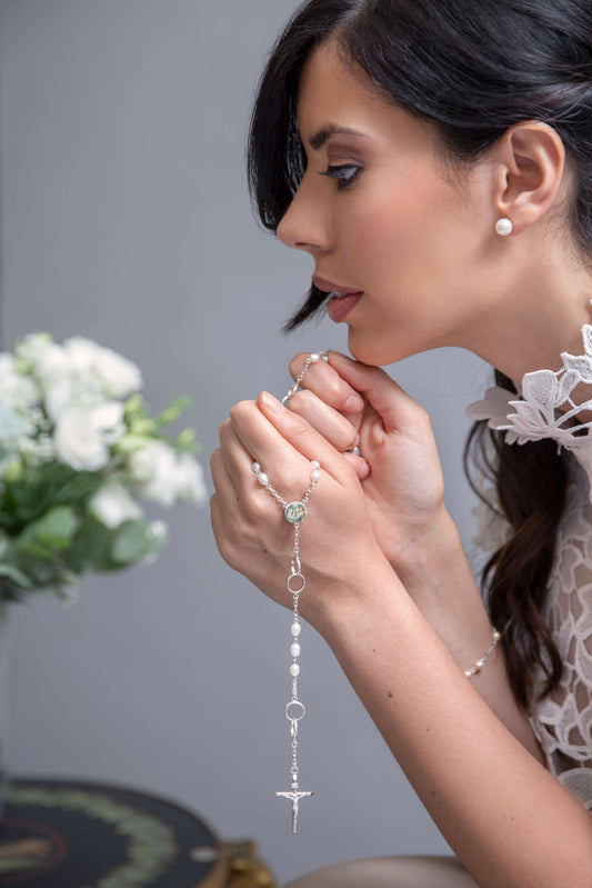 MARRIAGE - PEARL WEDDING ROZENKRANS - ZILVER