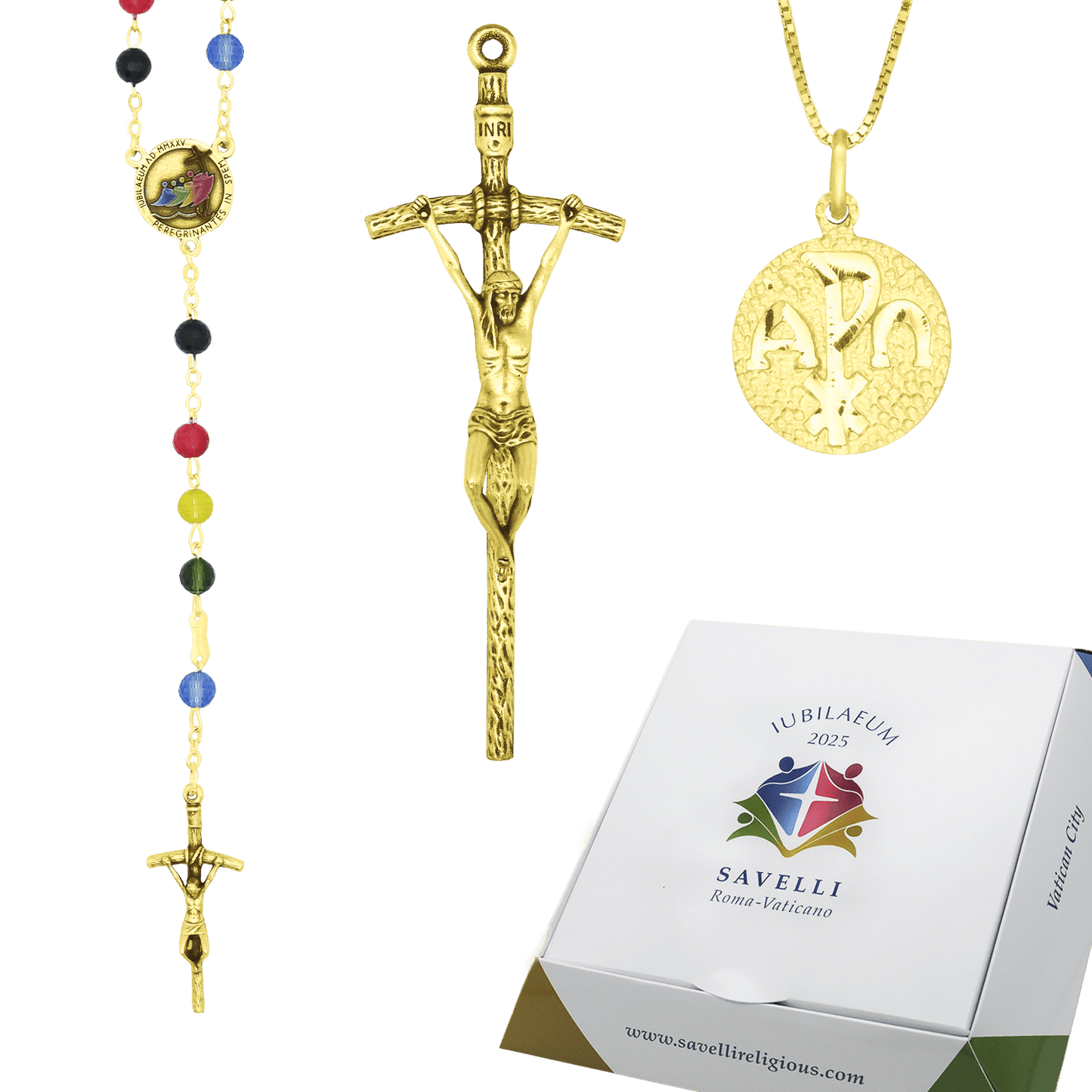 JUBILEE 2025 - CATHOLIC GIFT SET GOLDEN