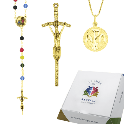 JUBILEE 2025 - CATHOLIC GIFT SET GOLDEN