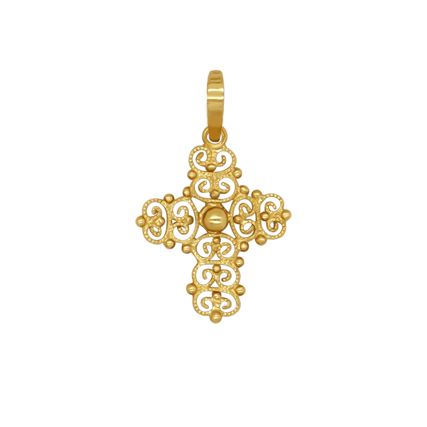 MADREVITATO KRUIS HANGER - GOUD