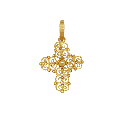MADREVITATO KRUIS HANGER - GOUD