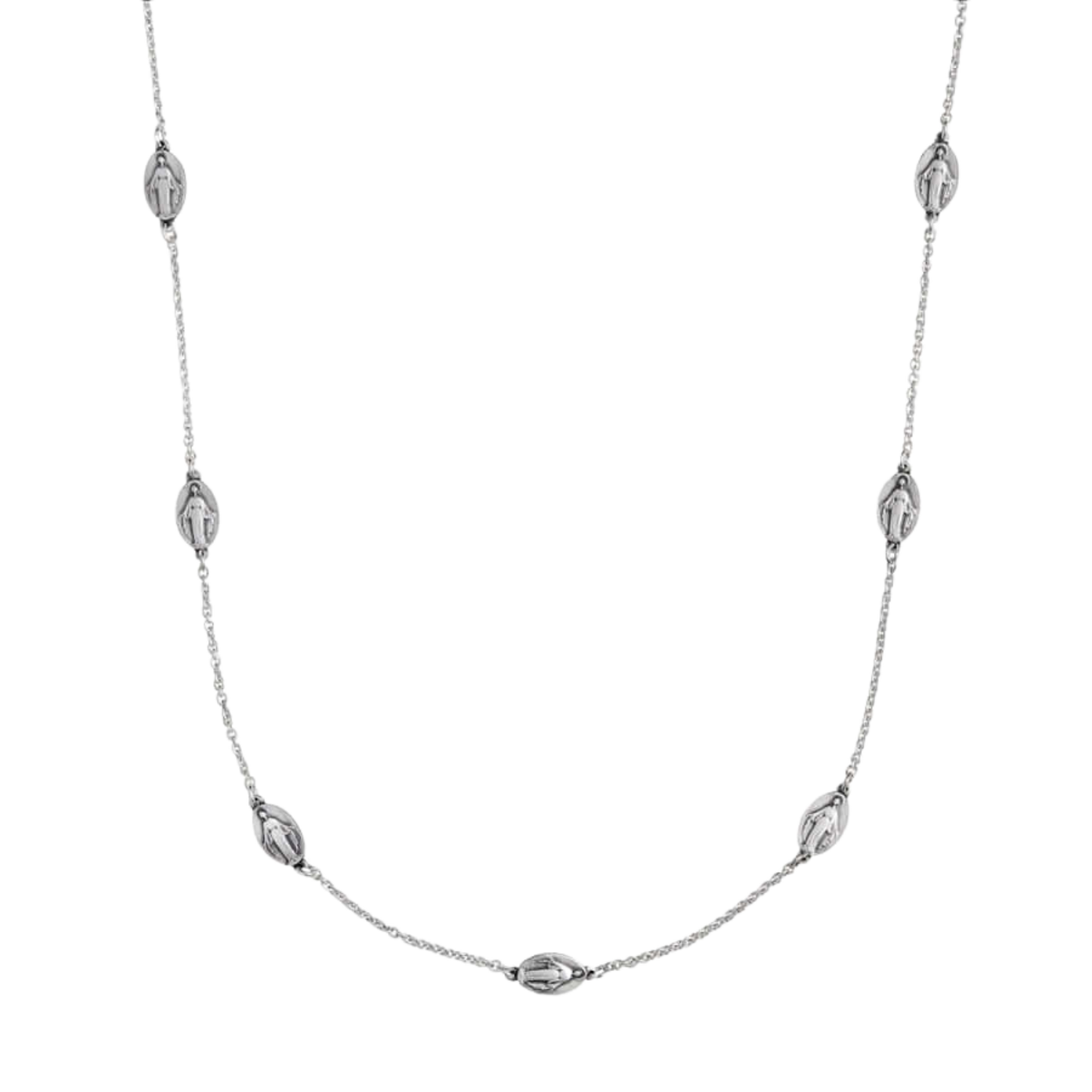 MIRACULOUS MEDALS - NECKLACE - SILVER