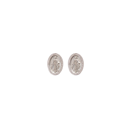 MIRACULOUS MEDAILLE - STUD EARRINGS - ZILVER