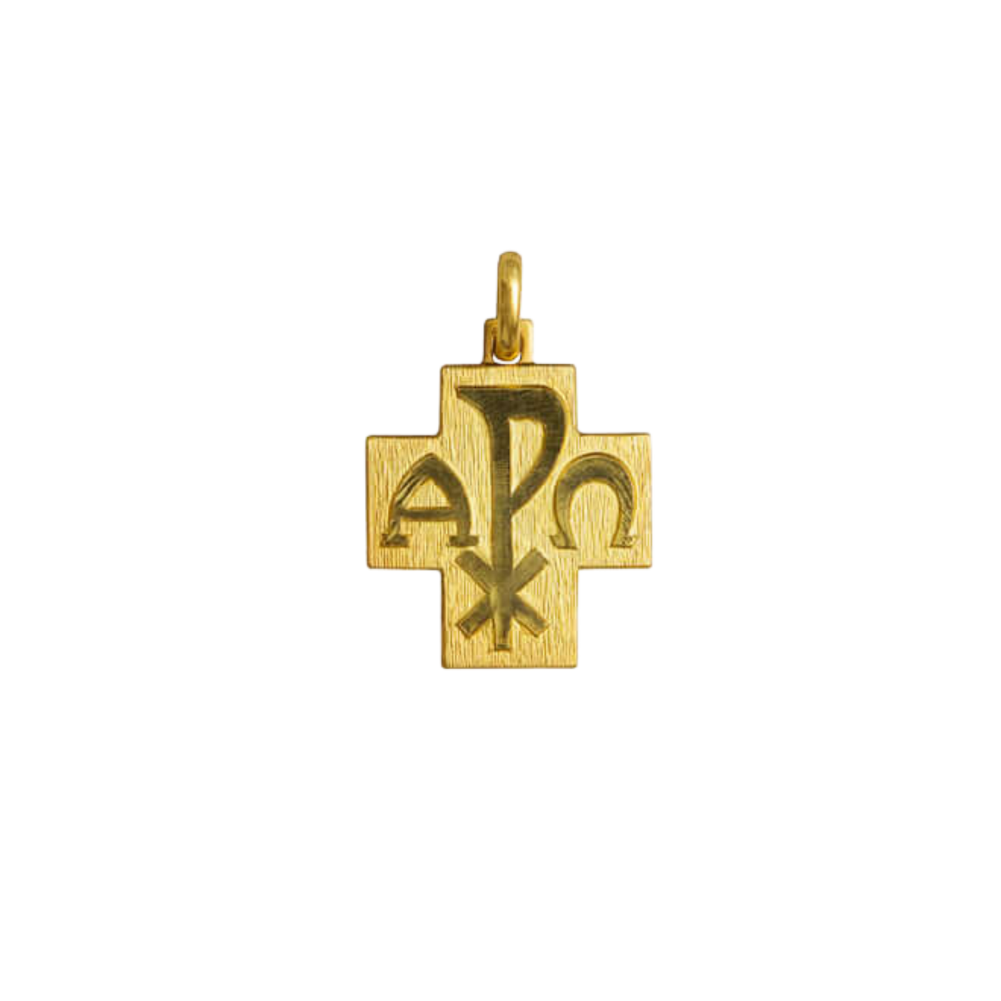 PEACE - CROSS PENDANT - VERMEIL SILVER
