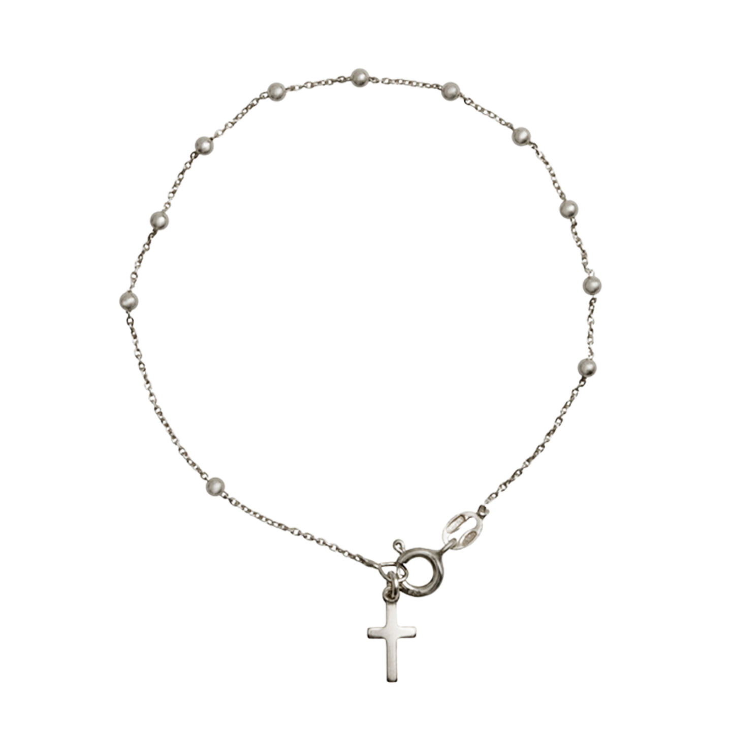 ROSARY BRACELET - SILVER