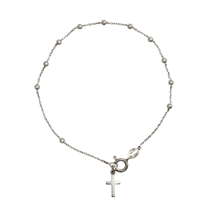 ROSARY BRACELET - SILVER
