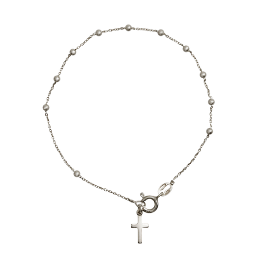 ROZENKRANS ARMBAND - ZILVER