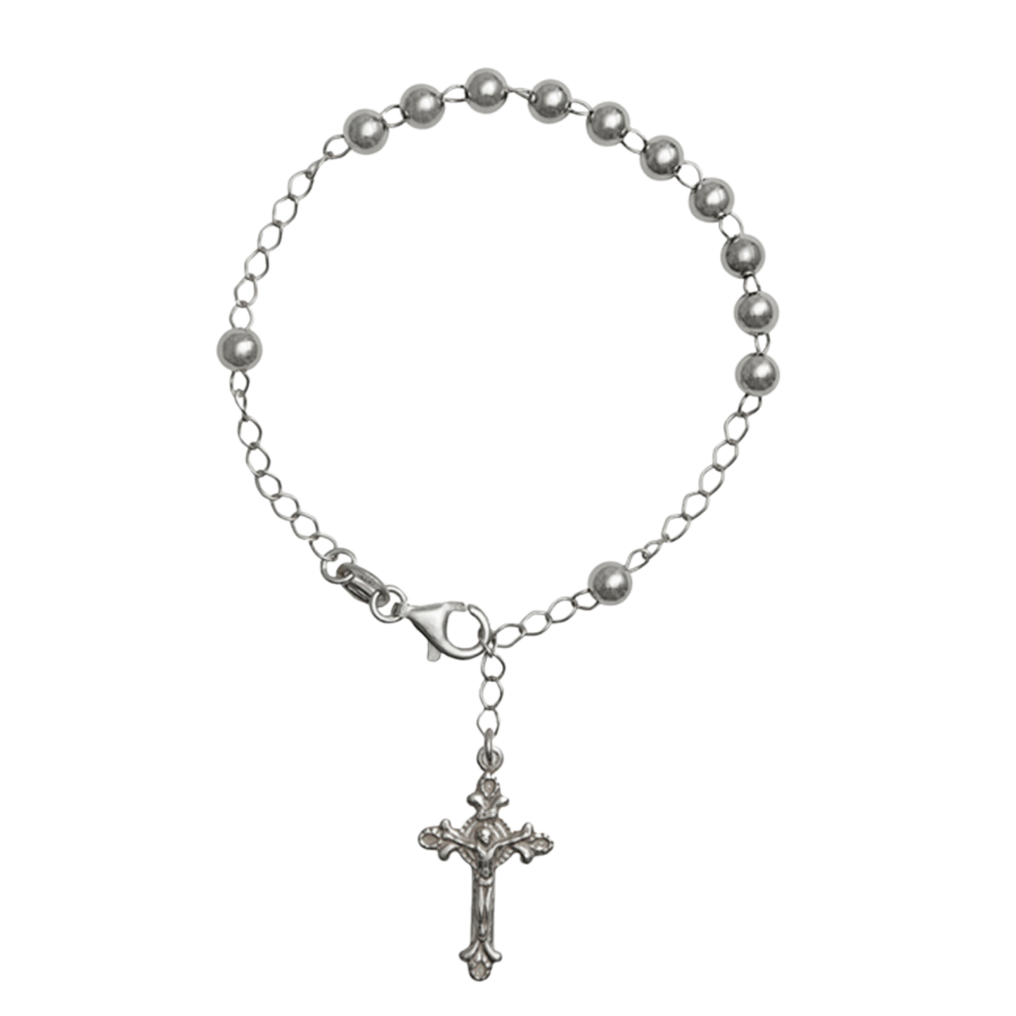 ROSARY BRACELET - SILVER