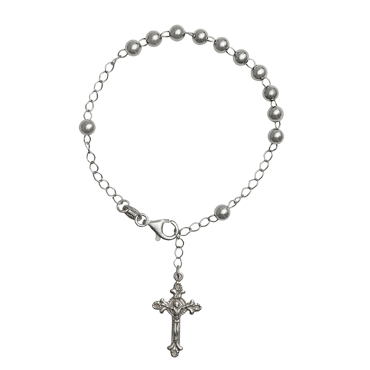 ROZENKRANS ARMBAND - ZILVER