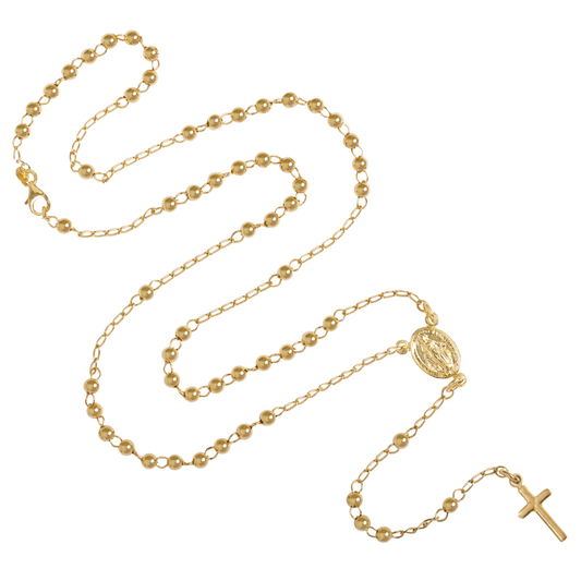 ROSARY NECKLACE - GOLD