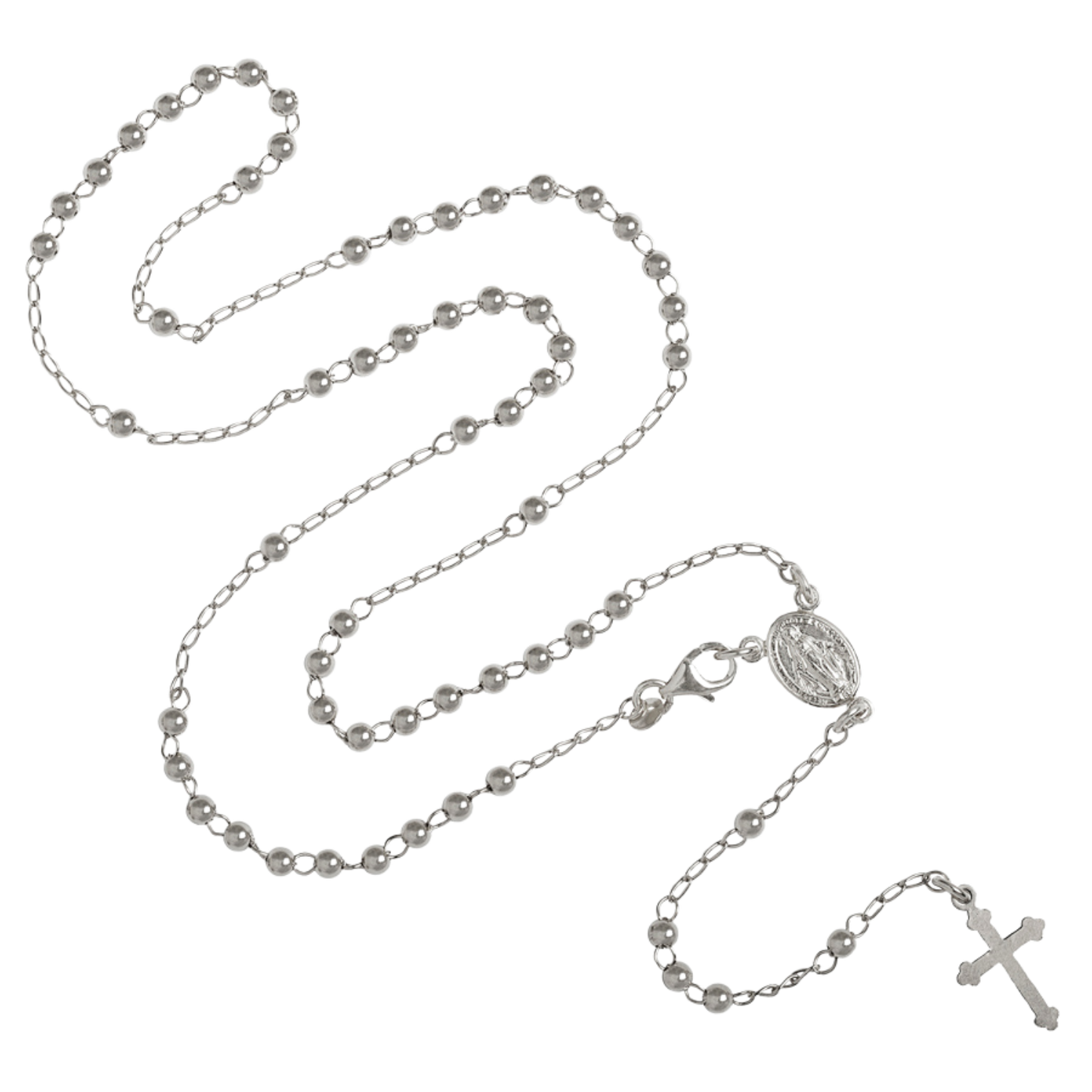 ROZENKRANS KETTING - ZILVER