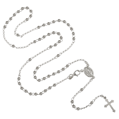 ROZENKRANS KETTING - ZILVER