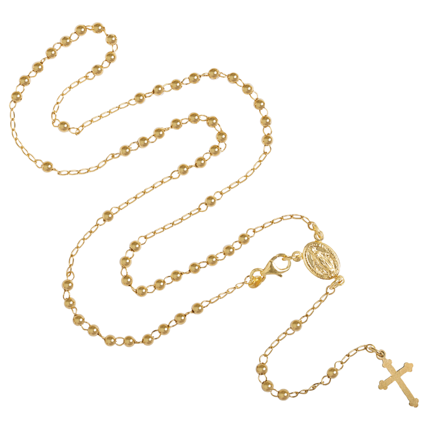 ROZENKRANS KETTING - VERMEIL ZILVER