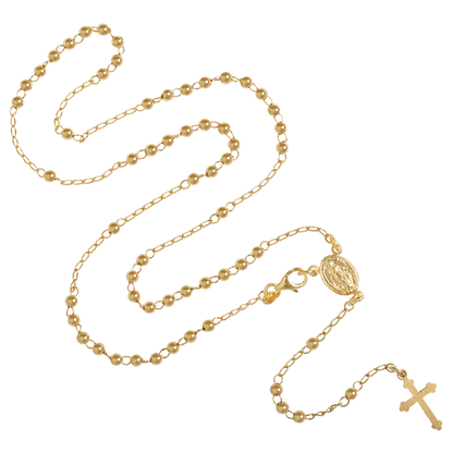 ROZENKRANS KETTING - VERMEIL ZILVER