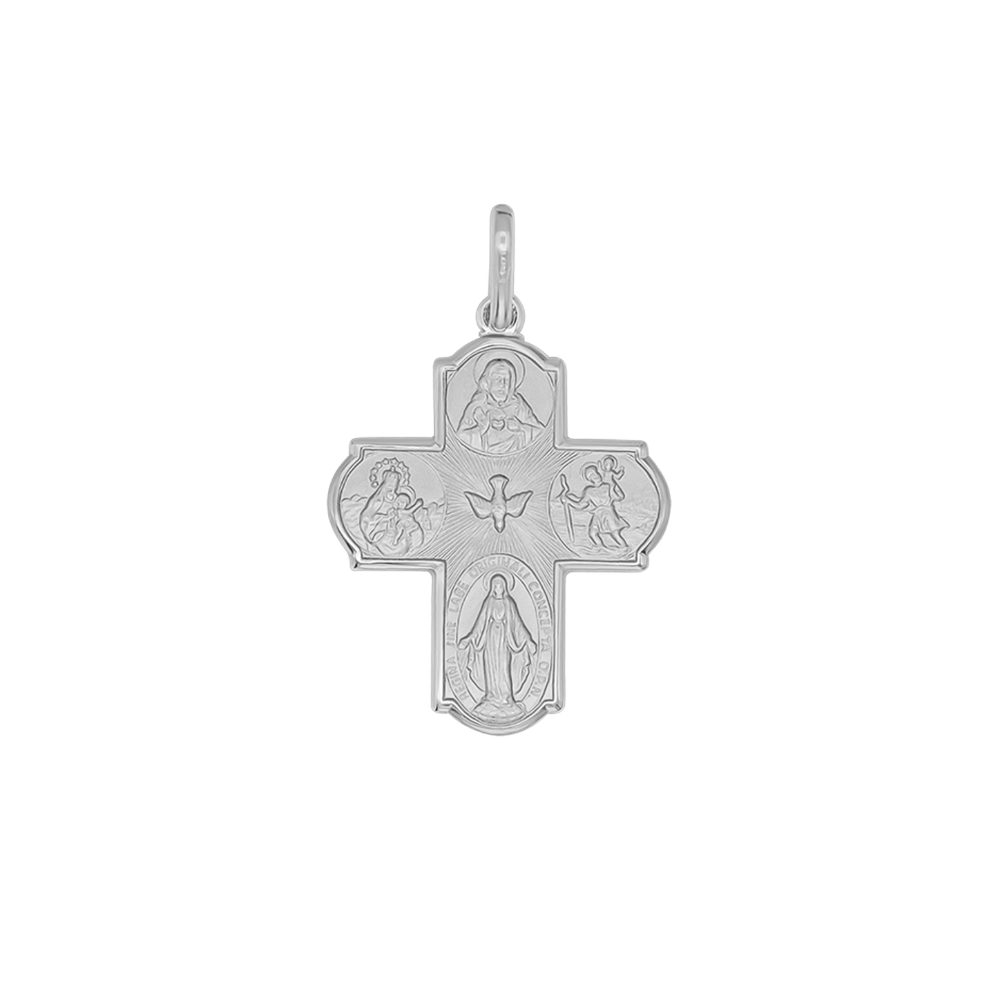 SCAPULAR - KRUIS HANGER - METAAL