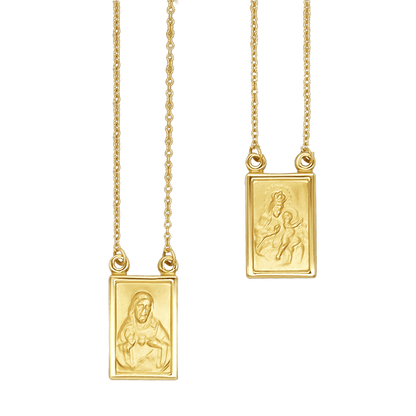 SCAPULAR KETTING - GOUD