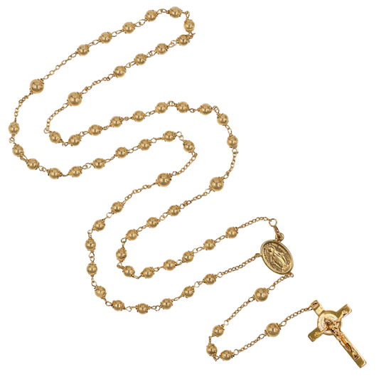 ST BENEDICT ROZENKRANS - GOUD