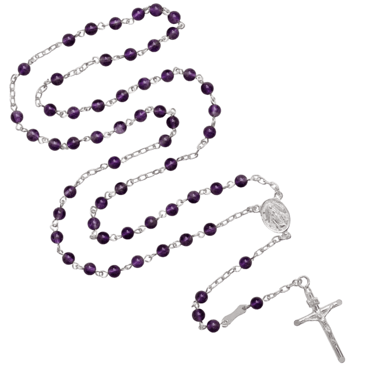 AMETHYST KRALEN ROZENKRANS - ZILVER
